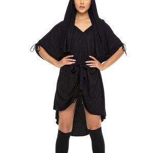 5D x Stellar Dust Irena Poncho Dress - rayon XS/S